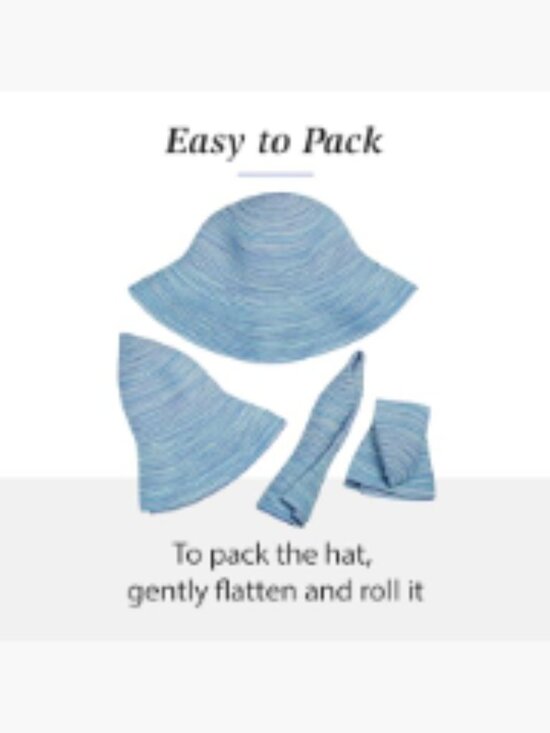 UPF 30+ Sun Hat – Wide Brim, Packable, Adjustable Drawstring display picture 1